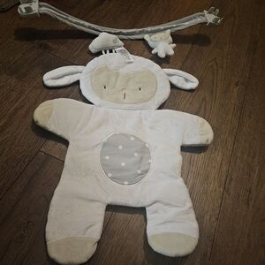 Ingenuity InLighten Swing Cuddle Lamb Replacement Part Toy Arch Cloud Bunny. 